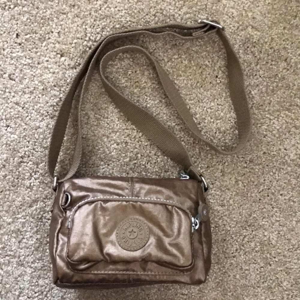 Kipling Mini Bronze Crossbody